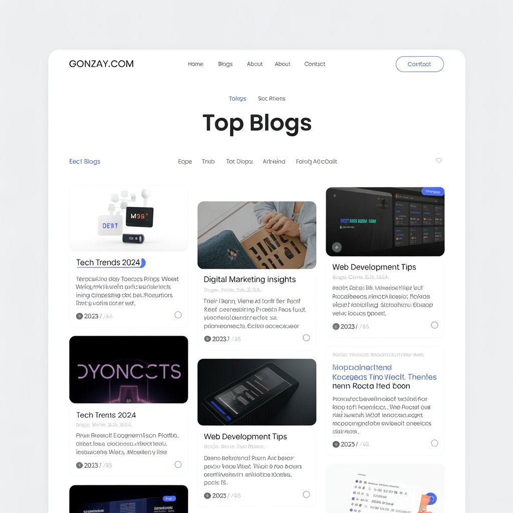 top blogs gonzay com